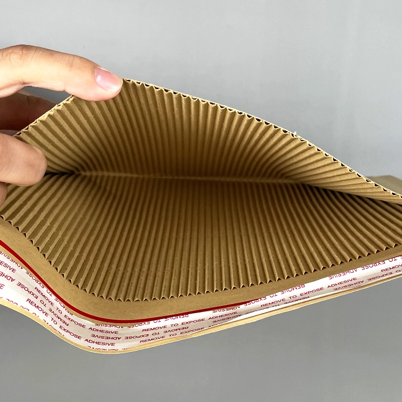 Le nid d'abeilles fait sur commande en gros de Papier d'emballage d'impression a ridé enveloppe compostable d'annonce de bulle de papier d'annonce d'enveloppe la poly